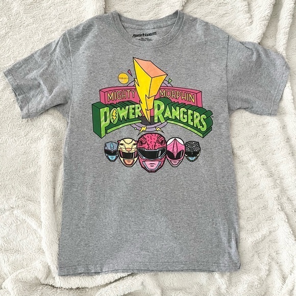 Power Ranger Other - Power Ranger 100% Cotton Gray T-Shirt Unisex Size Small